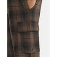thumbnail image 4 of No Boundaries Flannel Cargo Pants, Men's & Big Men's, 4 of 5