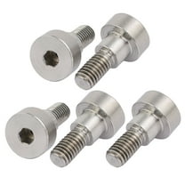 Uxcell 5pcs Hex Socket Shoulder Bolt 8mm Shoulder Dia 6mm Shoulder Length M6 Thread