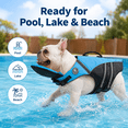 Float Pup Dog Life Jacket with Chin Float, Puppy Float Vest with ...