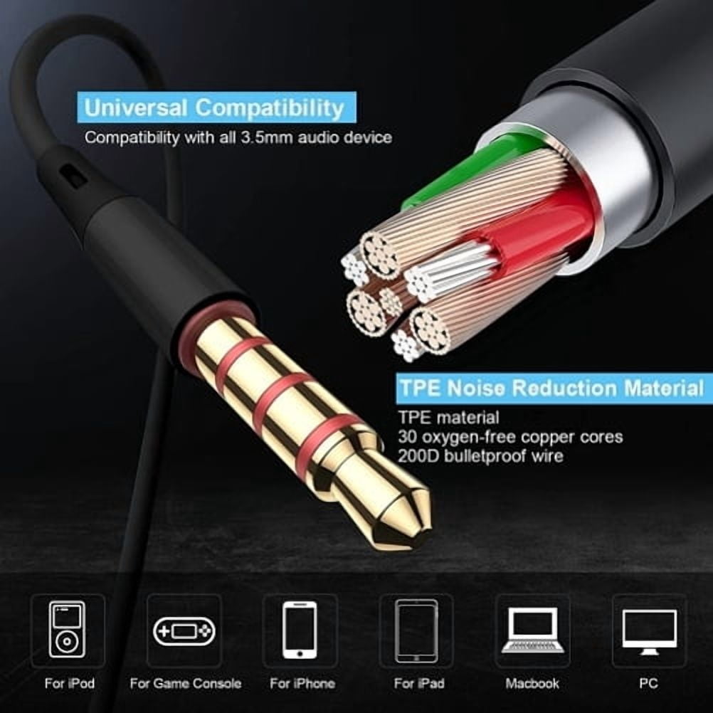 Hi-Fi Sound Wired Earphones for Moto G Stylus (2022) Phone - Headphones Handsfree Mic Headset Metal Earbuds In-ear Earpieces Microphone Compatible With Motorola Moto G Stylus (2022)
