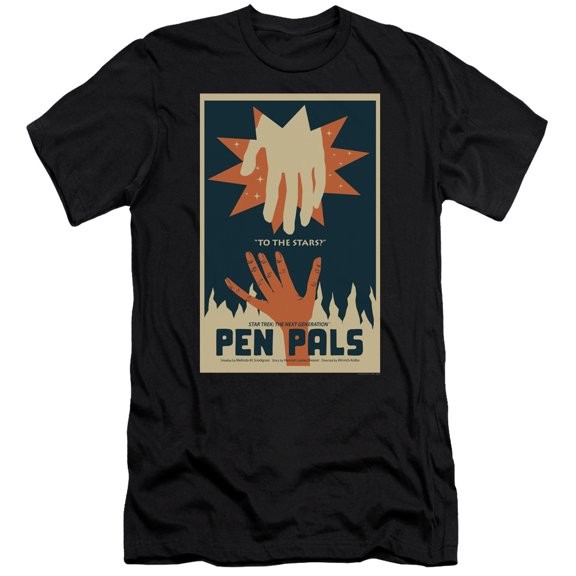 Star Trek Tng Season 2 Episode 15 Adult 30/1 T-Shirt Black