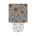 thumbnail image 5 of Yayeee LED Night Light for The Home Plug in With Light Sensors 2 Pack, Sunflowers and Leaves Pattern, 5 of 6
