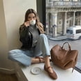 thumbnail image 5 of Cushionaire Wit Hand Woven Womens Flats, Comfortable Mary Jane Ballet Flat with Adjustable Buckle Braided Strap and Cushioned Memory Foam, 5 of 25