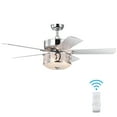 thumbnail image 1 of Costway 52" Ceiling Fan W/Light Reversible Blade Adjustable Speed Remote Control, 1 of 10