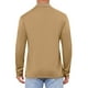 thumbnail image 3 of INSPIRE CHIC Camiseta Polo de Golf para Hombre con Botones Contrastantes, Cuello, Bolsillo y Mangas Largas 2XL Caqui, 3 of 6