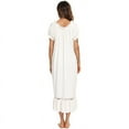 thumbnail image 3 of Eternatastic Women's Short Sleeve Pajama Dress Nightgown Soft Sleep Shirt Nightshirt Sleepwear S-XXL, 3 of 6