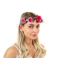 thumbnail image 3 of beishanbush Clothing 2025 Heardband Women Flower Hair Garland Headband Floral Wreath Hairband B, 3 of 3