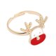 thumbnail image 2 of Anillo abierto de aceite de gota de aleación de árbol de Navidad de alce de muñeco de nieve de dibujos animados de Navidad Wmkox8yii fajkfhkj3058, 2 of 4