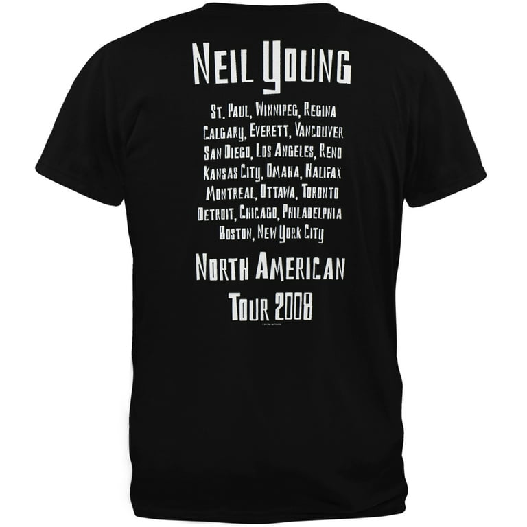 Neil Young Men's North America 08 Short Sleeve T Shirt
