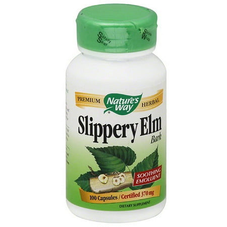 Slippery Elm Bark, 100 Cp (pack Of 1)
