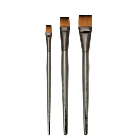 UPC: 0090672081230 | Royal Brush Zen Series 73 Synthetic All Media Brush  Short Handle  Flat Wash  1