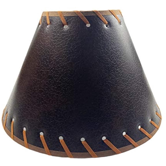 Urbalabs Western Brown Horse Saddle and Silver Star Cowboy Rustic Home Decor Table Lamp Farmhouse Nightstands Living Room End Tables Lamps for Bedrooms Office (Western Saddle Shade Only)