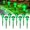 Green, variant on PETGLE 8 Pack Solar Garden Lights Outdoor, Green LED Mushroom Solar Pathway Lights Waterproof Dusk to Dawn Solar Lights for Yard Walkway Garden Decor