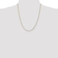 thumbnail image 6 of Auriga Fine Jewelry 14K Yellow Gold 1.3 mm Curb Pendant Chain Necklace for Women 22", 6 of 6