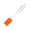 Orange, variant on BE-TOOL Silicone Pastry Brush Cooking Barbecue Party Grill Brush Kitchen Basting Pastry BBQ Brushes Heat Resistance Flexible Transparent Handle