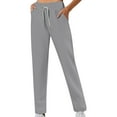 thumbnail image 3 of FUNUONY Sweatpants Women Baggy Lounge Pants Workout Gym Active High Waisted Comfy Joggers for Women Fall Clothes 2025 Women's Lightweight Sports Sweatpants for Autumn and Winter Grey Xxl, 3 of 8