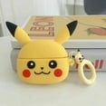 thumbnail image 3 of for Compatible with Apple Airpod Pro Case Cover. Flexible Silicone Bluetooth Headset & Earphone Protection, Cute & Stylish 3D Cartoon Design for Kids, Teens, Girls & Boys (Yellow), 3 of 4