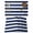Navy, variant on Pink Stripe Placemats Set of 8, Modern Simple Geometric White Striped Placemats for Dining Table, Place Mats for Kitchen Tabletop, Waterproof Wipeable Dining Table Mats Set