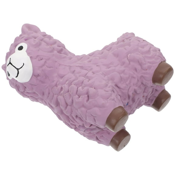 GAXIRE Funny Dog Squeaky Toys Simulated Animal Model Purple 1Set