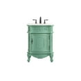 thumbnail image 3 of 24 inch single bathroom vanity in vintage mint, 3 of 8