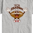 thumbnail image 3 of Instant Message - Tis The Season Football - Toddler & Youth Short Sleeve Graphic T-Shirt, 3 of 6