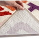 thumbnail image 3 of Bath Mat Pink and White Bathroom Mats 40 x 60 cm, Non Slip Bath Mats for Bathroom, Colourful Letters Soft Microfiber Bathroom mat, 3 of 5