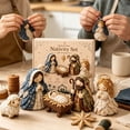 thumbnail image 4 of Christmas DIY Nativity Scene Sets for Crafts, Sewing Kit Quilted Fabric Christmas Decorations Indoor, Christmas Gifts, 4 of 6
