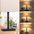 thumbnail image 3 of Set of 2 Touch Table Lamps,3 Way Dimmable with USB Ports, 3 of 5