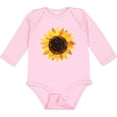 thumbnail image 3 of Inktastic Summer Grunge Sunflower Boys or Girls Long Sleeve Baby Bodysuit, 3 of 5