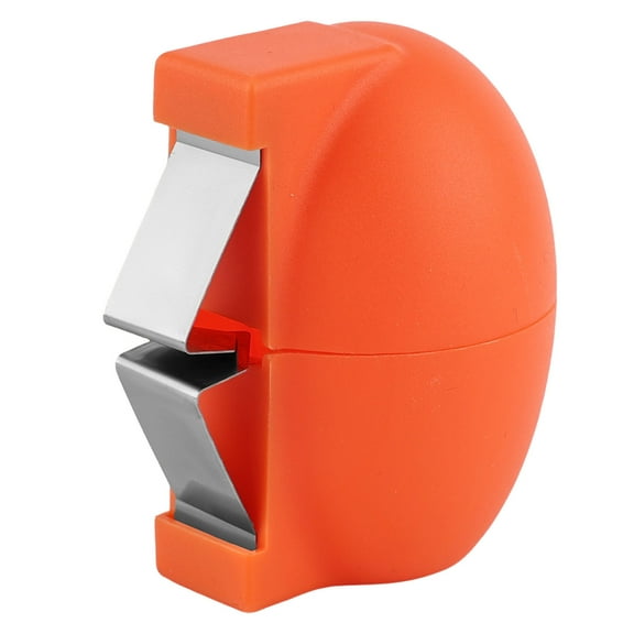Egg Cracker Tool Easy Shell Egg Opener Handheld Egg Seperator Tool for Baking Scrambled Eggs and Omelets No Mess No Shell Pieces Orange (1 Pcs)