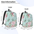thumbnail image 4 of Daiia Vintage Floral Vintage Canvas Backpack for Men and Women ,Hiking Backpack,Travel Laptop Bag for School,Large Capacity Backpack, 4 of 8