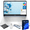 Blue, variant on HP 14" Ultra Thin 2026 Laptop with Copilot, Intel Quad-Core N150, 16GB RAM, 192GB(128GB eMMC+64GB SD Card), Windows 11 Pro,1 Year Office 365, Lightweight Green Notebook for Work and School