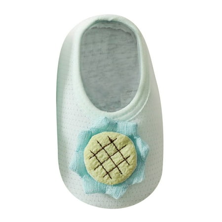 

Fsqjgq Girl First Summer Baby Shoes Boys Prewalker Soft Toddler Floor 018M Non Breathable Walkers Socks Print Girls Slip Baby Socks Baby Boys Socks Winter Polyester Blend Mint Green 11Cm