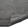 thumbnail image 3 of Better Trends Luxury Bathroom Rugs 4 Piece Set 100% Cotton Soft Bath Rug Water Absorbent, Reversible, Machine Washable for Bathroom Decor Toilet Base Contour, Runner Mat Gray Lux Collection, 3 of 4