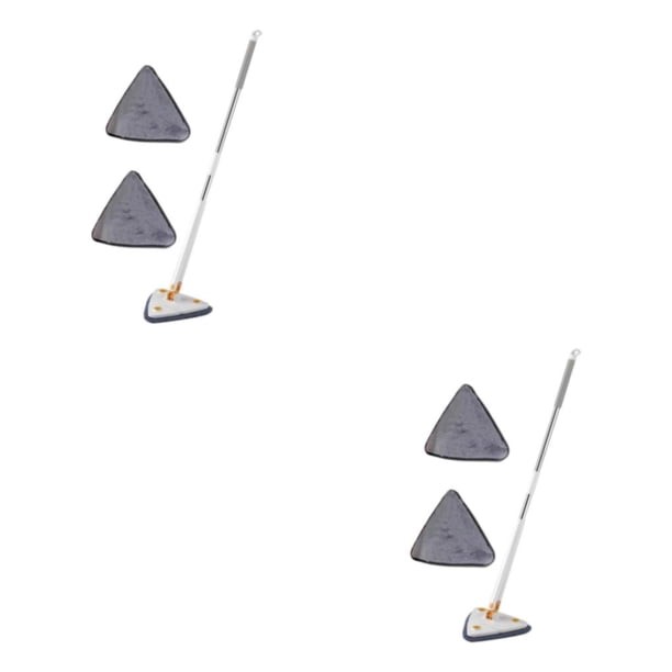 Kearding Swabber Microfiber Swabber Home Hardwood Floor Swabber for Ceiling Blanco 2Conjunto