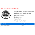 thumbnail image 2 of Front Wheel Hub Assembly - Compatible with 2015 - 2017 Ford F-150 RWD 2016, 2 of 2