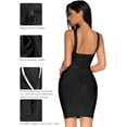 thumbnail image 2 of Women's Celebrity Bandage Bodycon Dress Strap Party Pencil Dress, 2 of 3