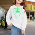 thumbnail image 2 of Mercatoo Toddler Boys Girls Halloween Crewneck Long Sleeve Graphic Printed Sweatshirt Loose Warm Pullover Shirt, 2 of 6