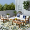 thumbnail image 2 of Parma 4-Seater Sectional Sofa Set For Patio with Club Chair, 2 of 8