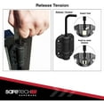 thumbnail image 3 of TopKlik Self Closing Gate Hinges | Self-Aligning Heavy Duty Spring Hinges | Pool Safety Hinges | Any Square Post, Aluminum Gates | Black, 3 of 7