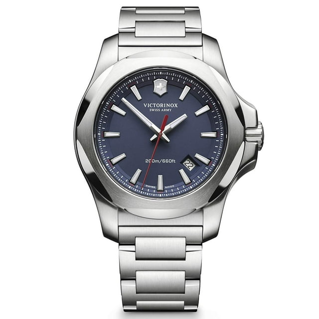 Victorinox Swiss Army INOX Green Dial Stainless Steel Men's Watch 241725.1