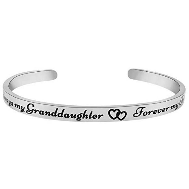 Download Sheridanstar Granddaughter Jewelry Bracelet Gift Always My Granddaughter Forever My Friend Cuff Valentines Day Presents For Granddaughters Sweet 16 Birthday Gifts From Grandma Grandpa Walmart Com Walmart Com