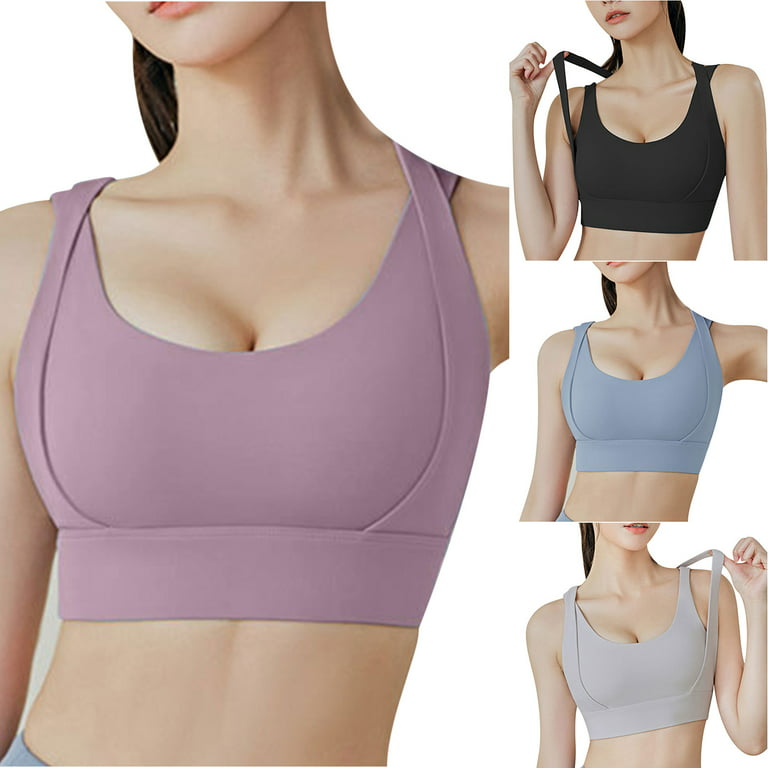 Women Stretchy Breathable Sports Bra for Yoga Running Fitness
