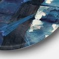 thumbnail image 2 of Designart « Deep Woods II Indigo » Art Mural Rond en Métal Style Ferme, 2 of 3