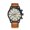 A, variant on Men's Quartz Watch, Leather Strap Waterproof Watch with Large Dial, Decorative Sub-Dial Design, Analog Wristwatch for Business Casual Wear, Birthday Anniversary Gift for Men