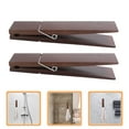 thumbnail image 2 of 2 Pieces 12 Inch Jumbo Wooden Clothespin Towel Holder Large Wood Clothespins for Bathroom Wall Farmhouse Towel Hooks Removable Wall Hooks for Hanging Towels, 2 of 7