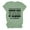 Light Green, variant on Viikei Women's Plus Size Short Sleeve Letters Print O-Neck Tunic T-Shirt