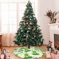 thumbnail image 7 of Rateoe Cute Frog1 Print Christmas Tree Skirt 48" for Xmas Holiday New Year Party Circle Tree Mat Ornaments Decoration, 7 of 7
