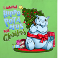 thumbnail image 4 of Inktastic I Wanna Hippopotamus for Christmas Cute Hippo Tote Bag, 4 of 4
