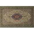 thumbnail image 1 of Ahgly Company Indoor Rectangle Traditional Bakers Brown Medallion Area Rugs, Swatch Sample, 1 of 6